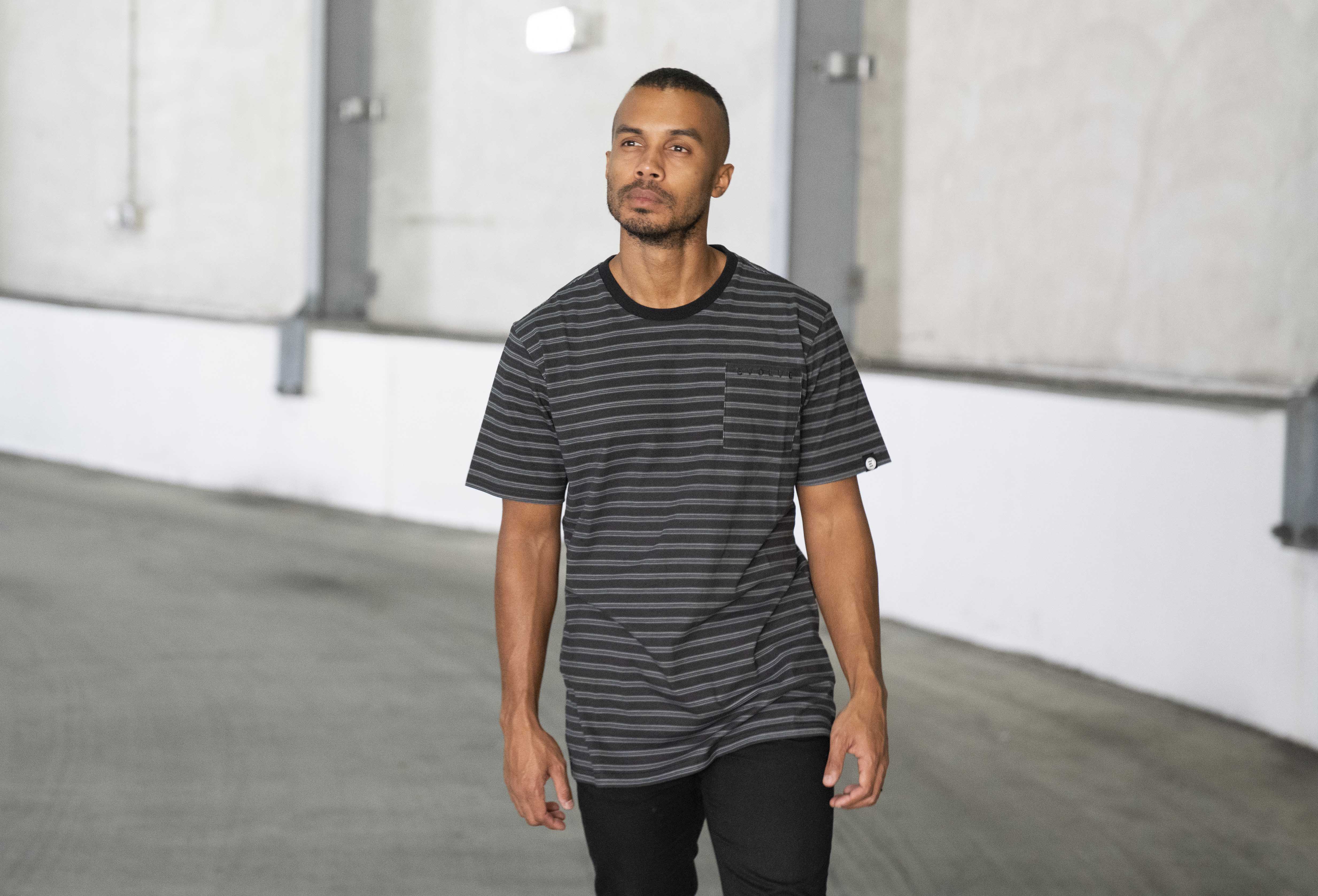 Blaze Striped Crew Tee - Image 4