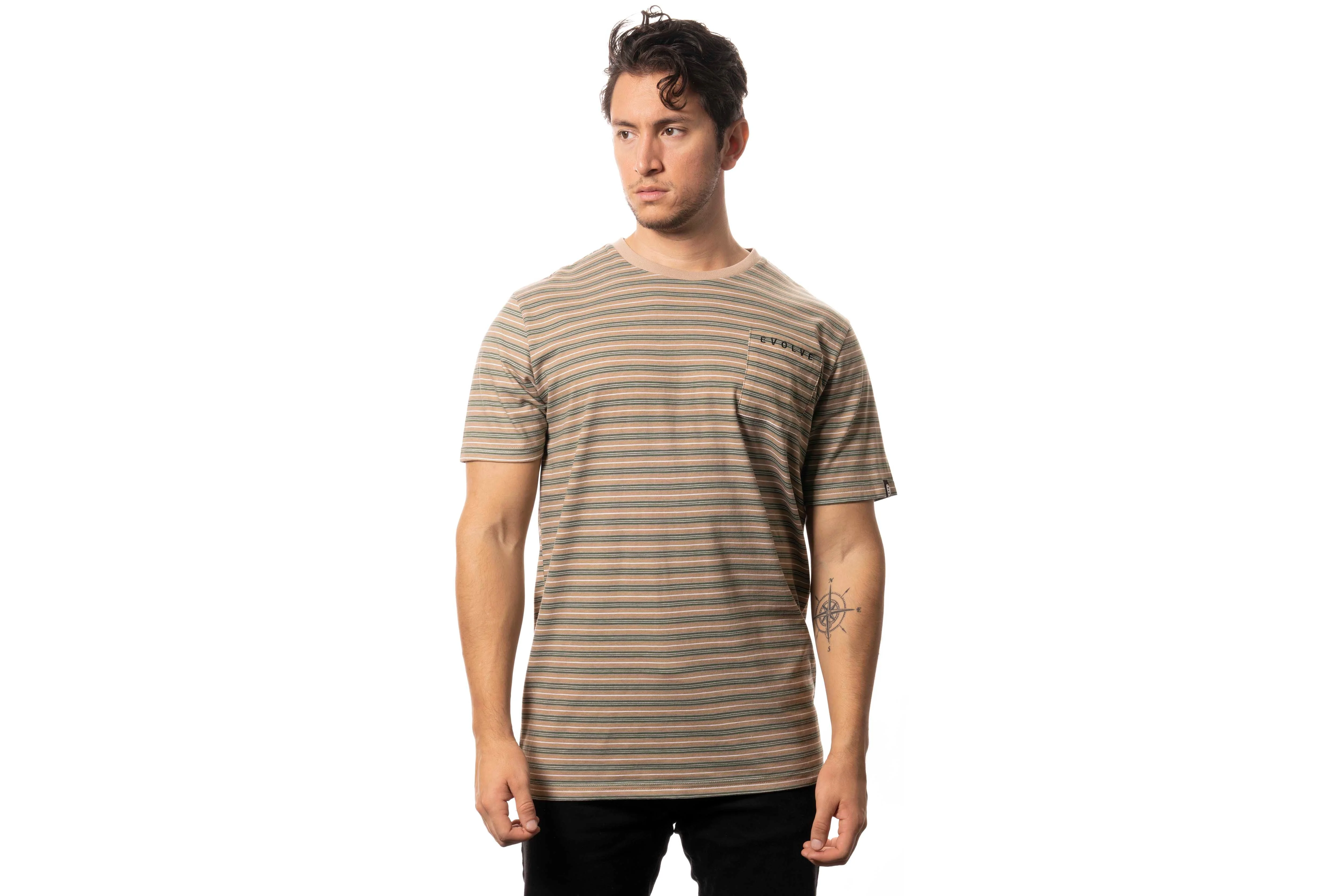 Blaze Striped Crew Tee - Image 5