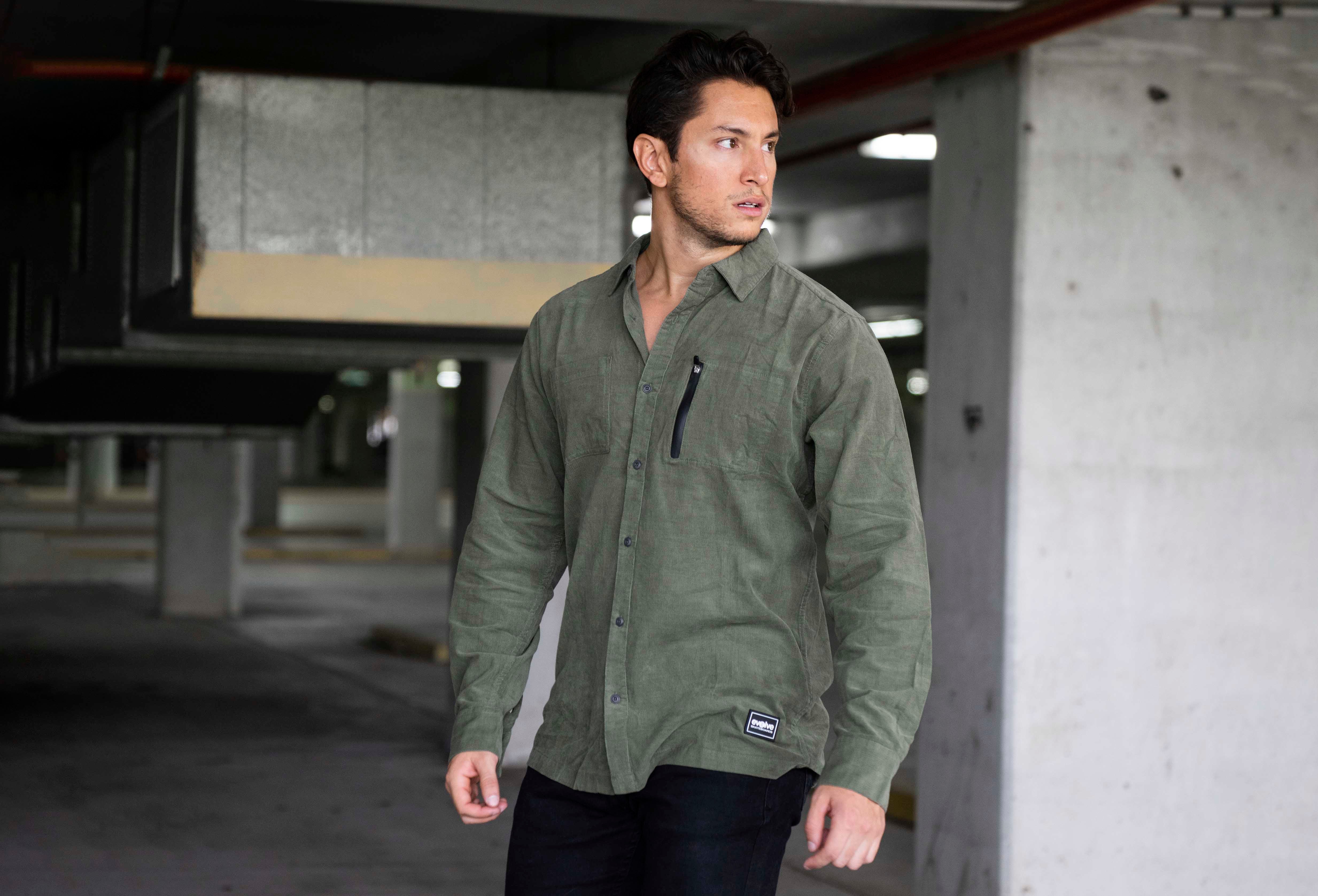 Bolt Long Sleeve Corduroy Shirt - Image 7
