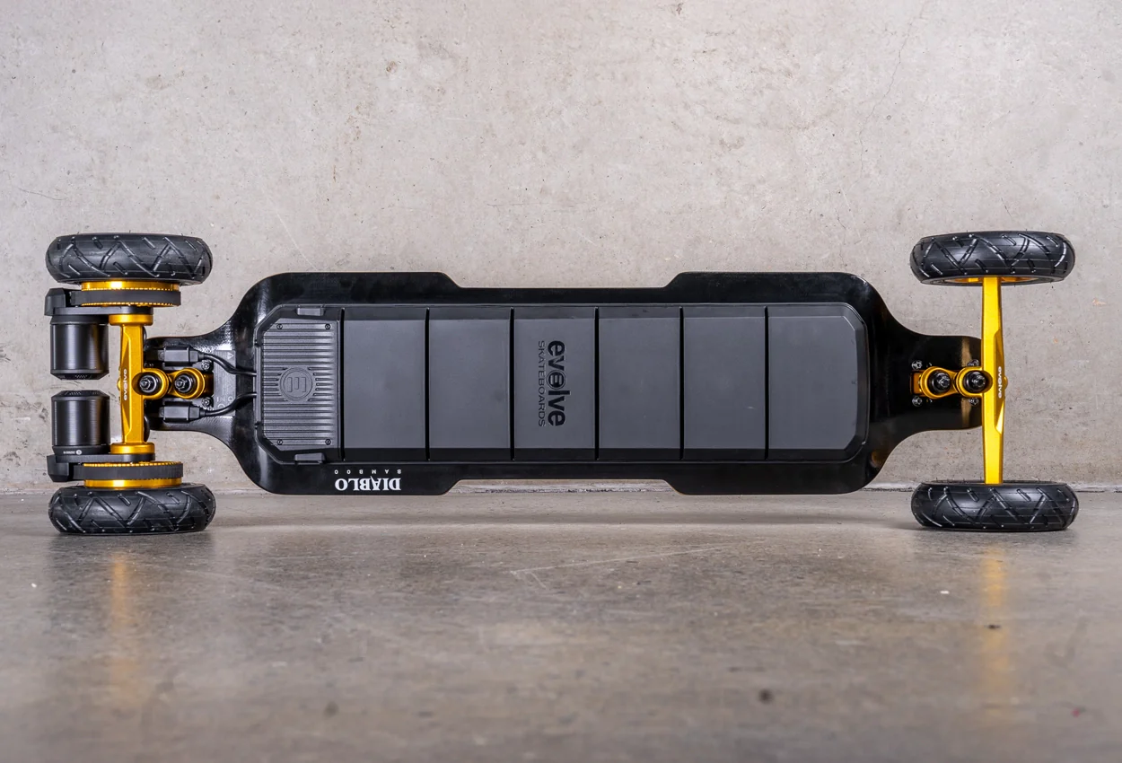 Diablo Bamboo All Terrain Gold Series Electric Skateboard - Image 10