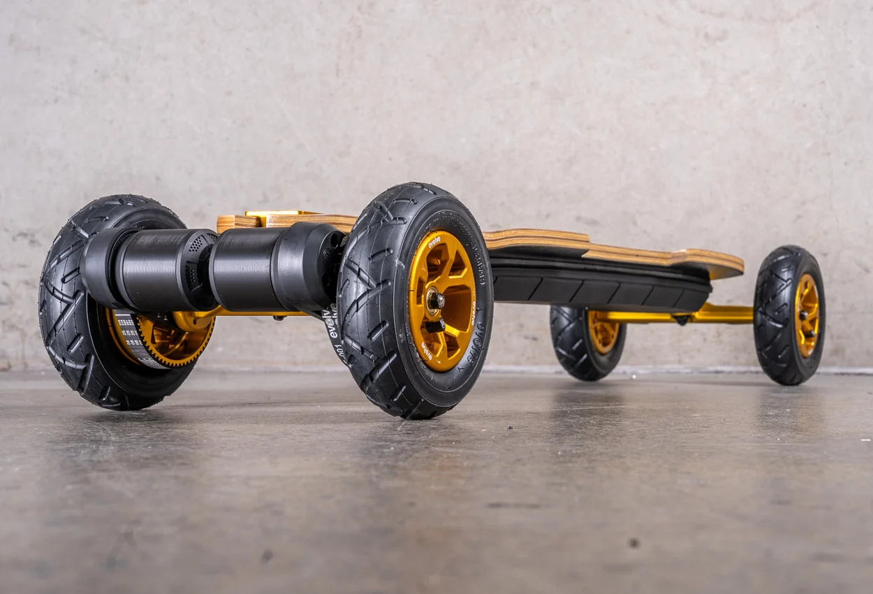 Diablo Bamboo All Terrain Gold Series Electric Skateboard - Image 15