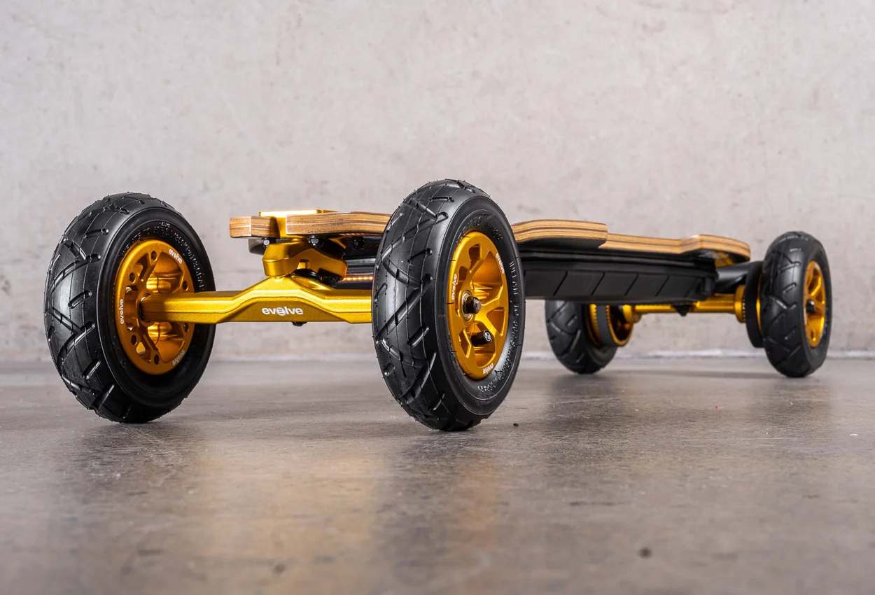Diablo Bamboo All Terrain Gold Series Electric Skateboard - Image 17