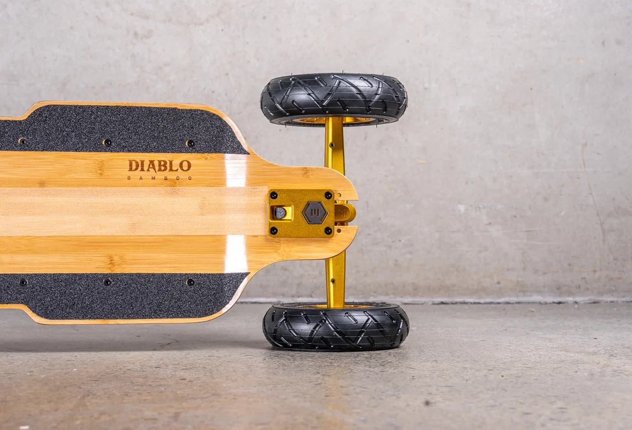 Diablo Bamboo All Terrain Gold Series Electric Skateboard - Image 8