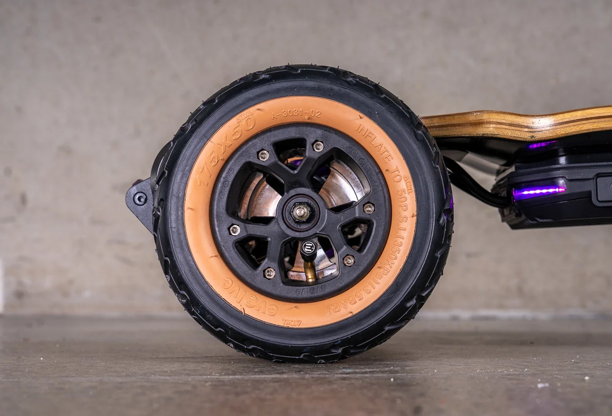 Diablo Bamboo All Terrain Purple Series Electric Skateboard - Image 12