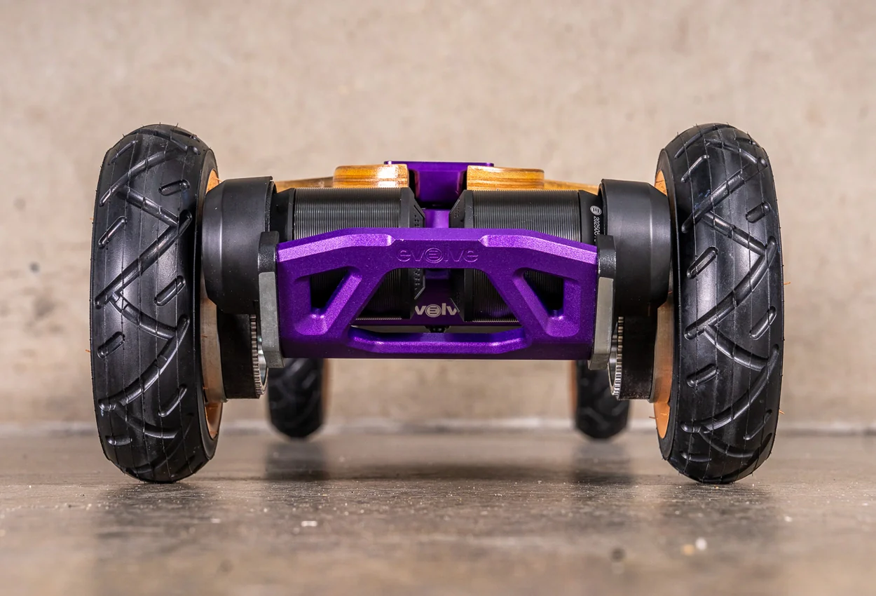 Diablo Bamboo All Terrain Purple Series Electric Skateboard - Image 13