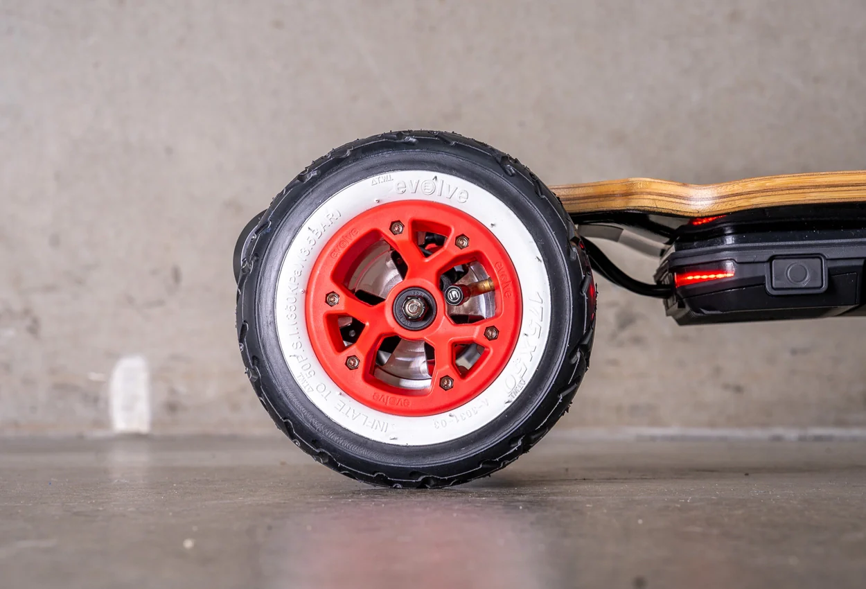 Diablo Bamboo All Terrain Red Series Electric Skateboard - Image 8