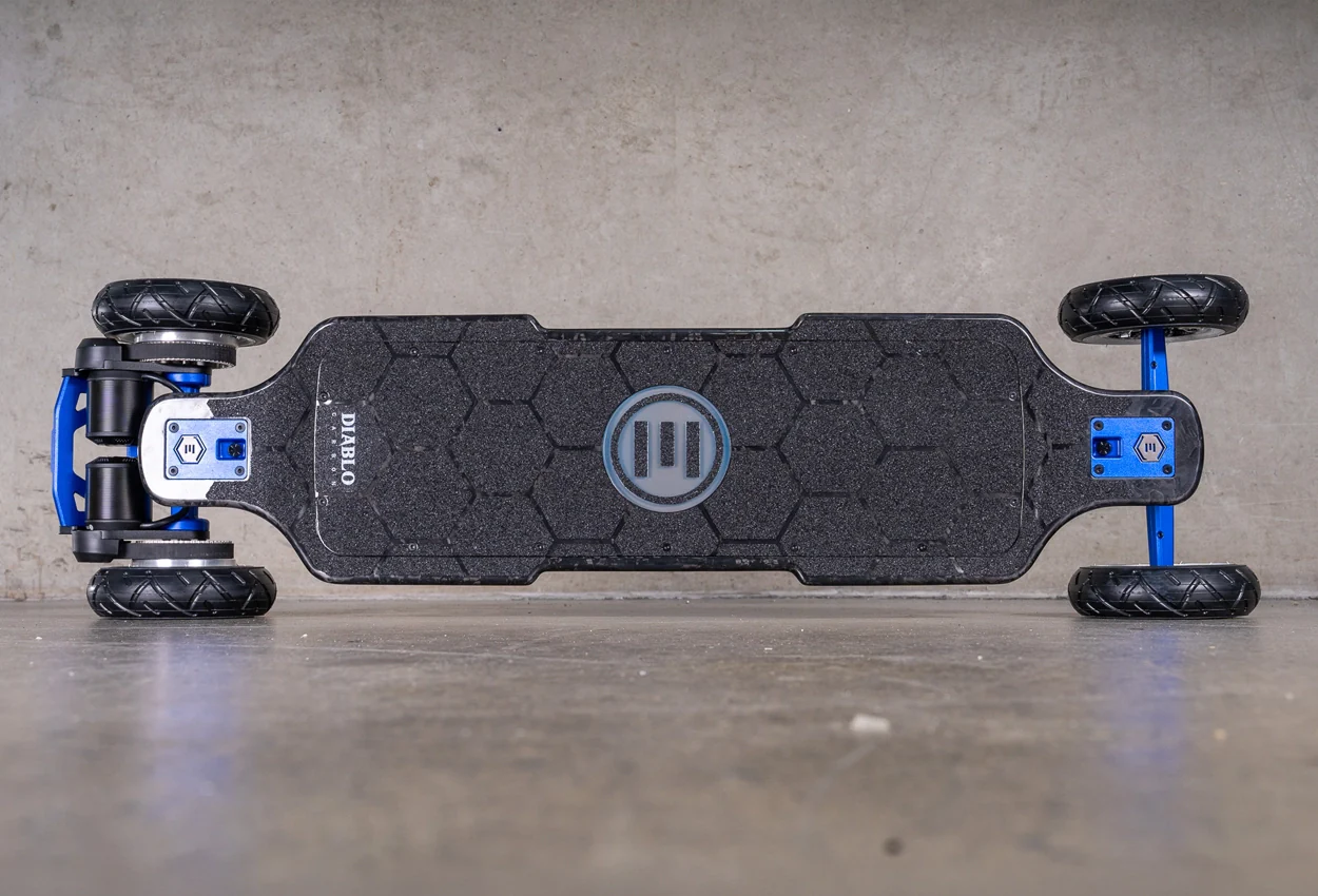 Diablo Carbon All Terrain Blue Series Electric Skateboard - Image 10