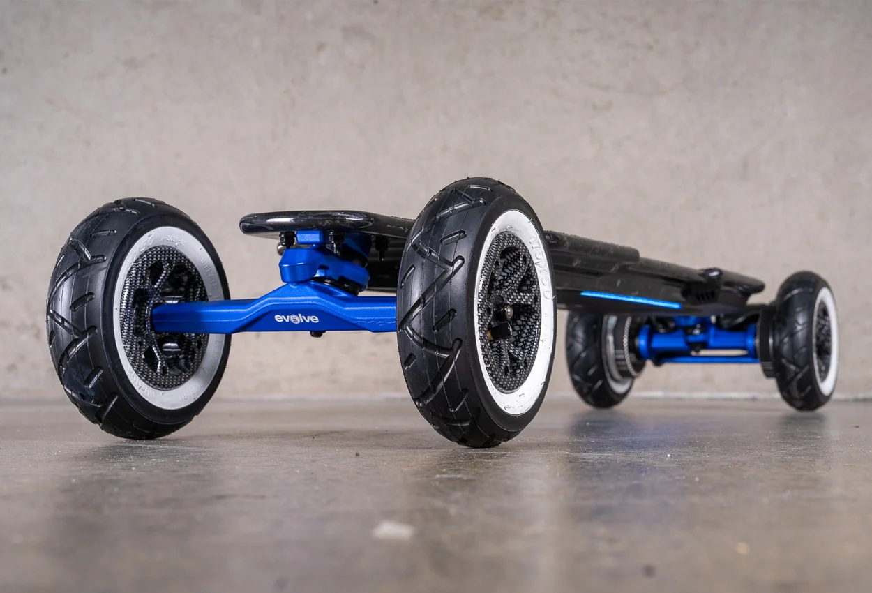 Diablo Carbon All Terrain Blue Series Electric Skateboard - Image 12