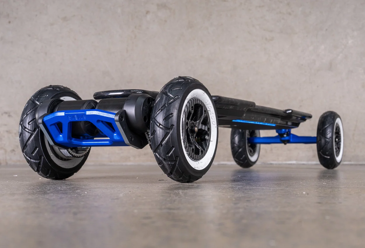 Diablo Carbon All Terrain Blue Series Electric Skateboard - Image 9