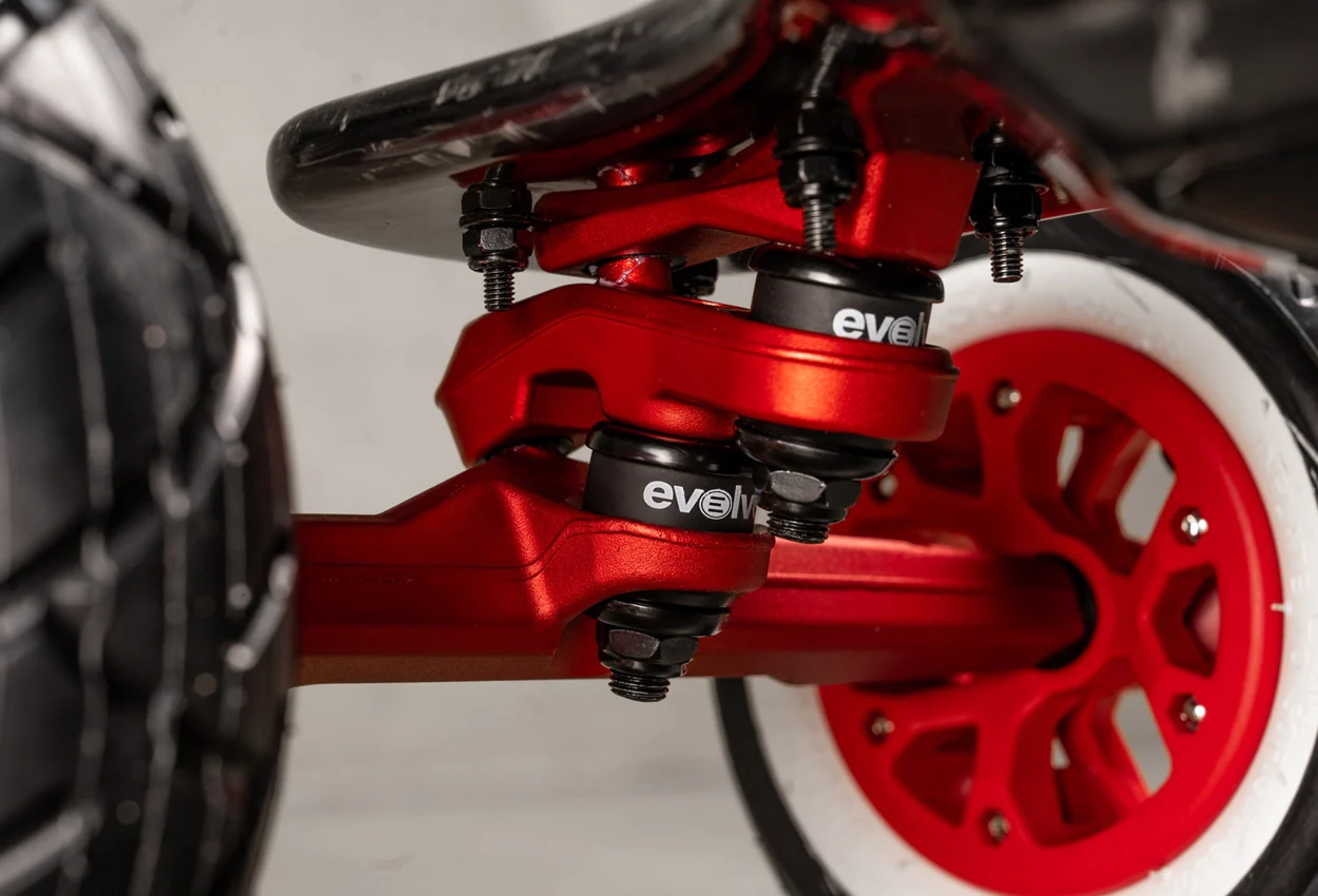 Diablo Carbon All Terrain Red Series Electric Skateboard - Image 11