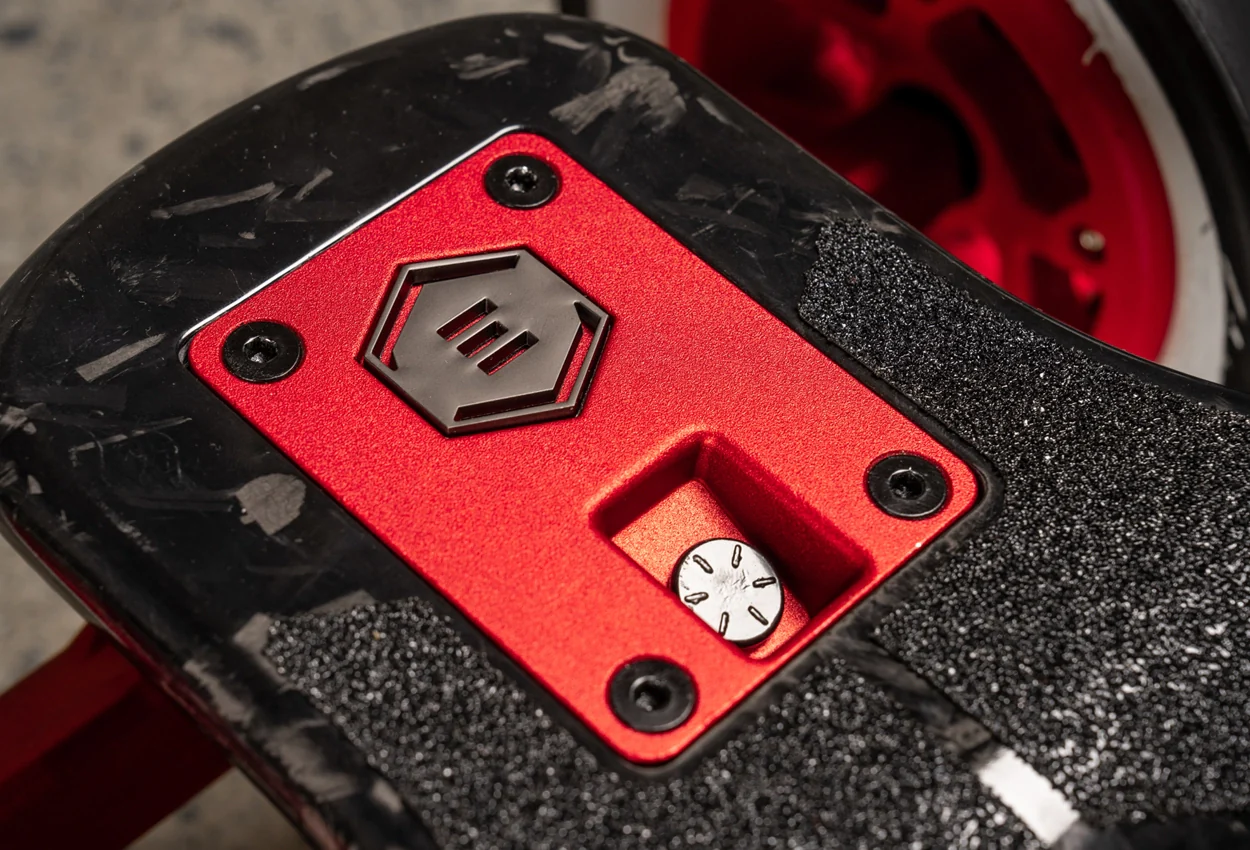 Diablo Carbon All Terrain Red Series Electric Skateboard - Image 12