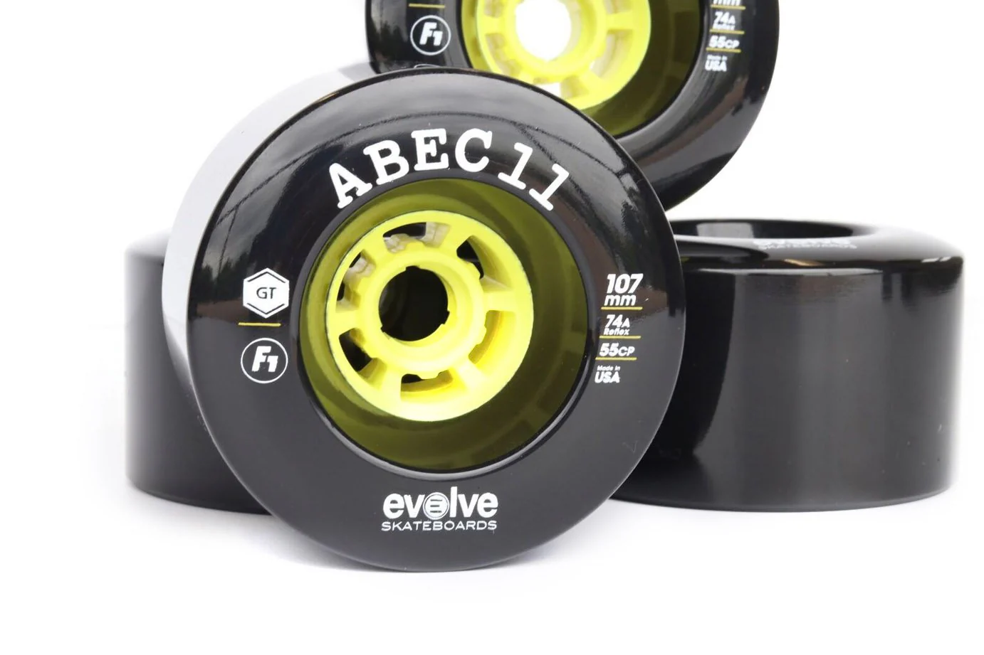 Evolve ABEC 107mm Street Wheels - Image 3